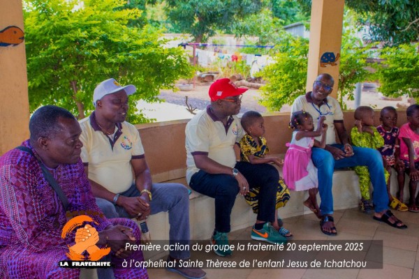 Un geste de solidarité inoubliable : le groupe "LA FRATERNITÉ présidé par M. Edouard GOUDEME visite l'Orphelinat Sainte Thérèse de l'Enfant Jésus de Tchatchou !
